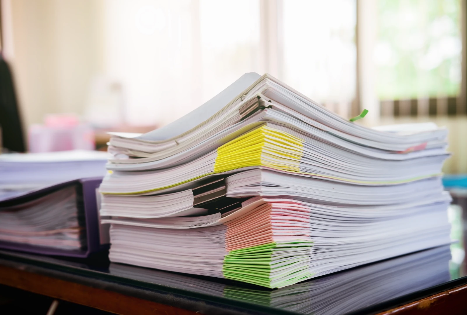 Document preparation for Spanish visas.